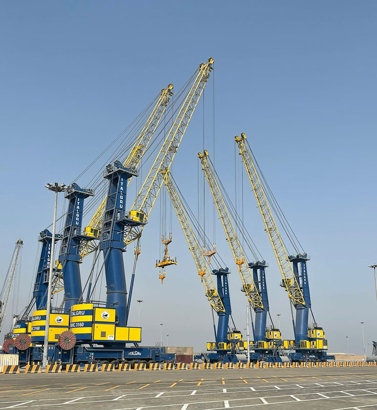 IMHC 3160 E ITALGRU mobile port cranes