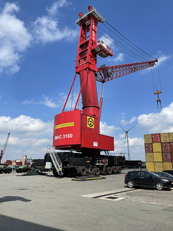 IMHC 3160 E ITALGRU mobile port crane