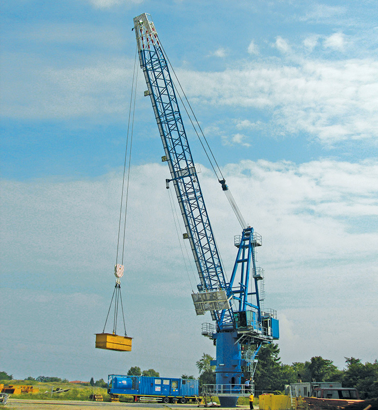 ITALGRU TS crane in use